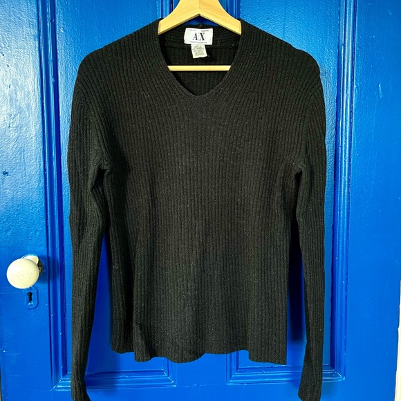 Vintage Armani Exchange wool blend sweater - Picture 2 of 4